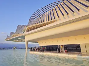 21st Century Prints: View of the Museum of Tomorrow (Museu do Amanha) by Santiago Calatrava, Praca Maua