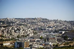 Nazareth Prints: View over Nazareth, Galilee region, Israel, Middle East