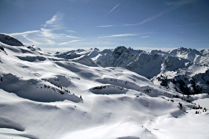 Allgau Alps Prints: View from Nebelhorn to Allgau Alps near Oberstdorf, Bavaria, Germany, Europe