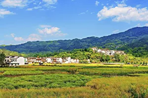 Settlement Prints: View of new buildings and farms beside Chengkan Ancient Village