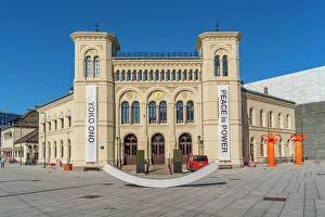 Public Space Prints: View of Nobel Peace Center and museum, Oslo, Norway, Scandinavia, Europe