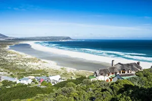 View over Noordhoek Beach, Chapmans Peak, Cape of Good Hope, South Africa, Africa