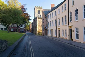 Windows Prints: View northwards along North Bailey below the cathedral, St. Chads College prominent