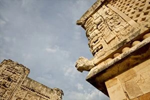 Images Dated 29th October 2009: A view of the Nunnery Quadrangle, Uxmal, UNESCO World Heritage Site, Yucatan
