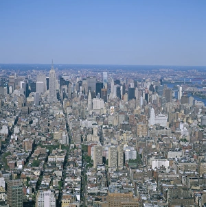 View from observatory on the 110th floor of the World Trade Center View from observatory on the 110th floor of the World Trade Center