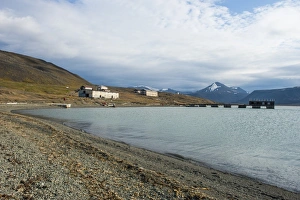 Industrial Prints: View over the old Russian coalmine in Colesbukta