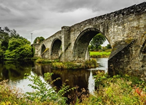 Stirling Prints: View of the Old Stirling Bridge, Stirling, Scotland, United Kingdom, Europe