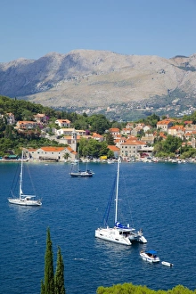 Adriatic Prints: View of Old Town and Adriatic Coast