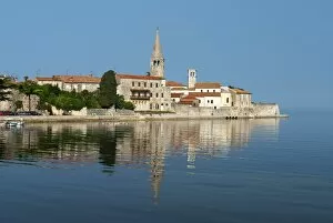 Images Dated 13th May 2007: View over old town and Basilica of Euphrasius, UNESCO World Heritage Site, Porec, Istria, Croatia