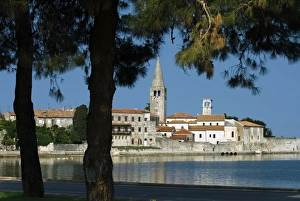 Images Dated 13th May 2007: View over old town and Basilica of Euphrasius, UNESCO World Heritage Site, Porec, Istria, Croatia