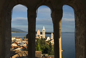 Images Dated 16th May 2007: View over old town, Rab Town, Rab Island, Kvarner Gulf, Croatia, Adriatic, Europe