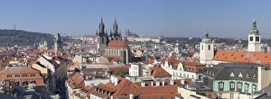 Old Town Hall Prints: View over the Old Town (Stare Mesto) with Old Town Hall