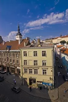 View over the old town of Tallinn, Estonia, Baltic States, Europe