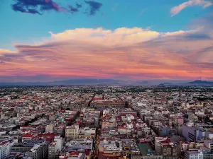 Neighborhoods Prints: View towards the Old Town and Zocalo, Mexico City, Mexico