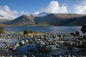 Cumbria Prints: View from Overbeck and Lake Wastwater to Lingmell
