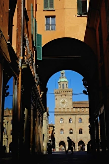 Palazzo Comunale Prints: View of Palazzo Comunale on the Piazza Maggiore