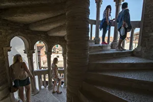 4 People Prints: View from Palazzo Contarini del Bovolo staircase, Venice, UNESCO World Heritage Site