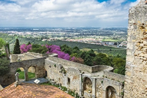 Surrounding Wall Prints: View from Palmela castle over the Serra da Arrabida