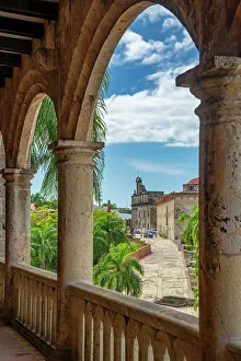 Archway Prints: View of Pantheon of the Fatherland from Alcazar de Colon