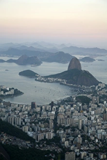 View of the Pao de Acucar (Sugar Loaf Mountain) and the Bay of Botafogo, Rio de Janeiro, Brazil, South America View of the Pao de Acucar (Sugar Loaf Mountain) and the Bay of Botafogo, Rio de Janeiro, Brazil, South America