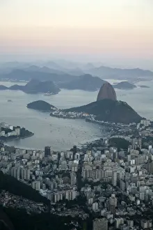 Sugar Loaf Prints: View of the Pao de Acucar (Sugar Loaf Mountain) and the Bay of Botafogo