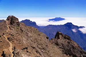 View of Parc Nacional de la Caldera de Taburiente from Roque de los Muchachos