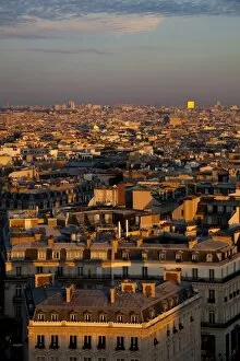 Images Dated 19th October 2009: View of Paris from the top of the Arc de Triomphe, Paris, France, Europe