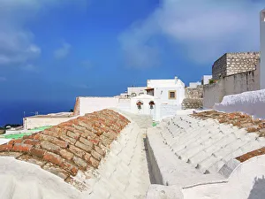 Patmos Prints: View of Patmos Chora, Patmos Island, Dodecanese, Greek Islands, Greece, Europe