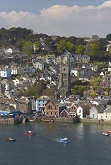 View from Penleath Point, Fowey, Cornwall, England, United Kingdom, Europe