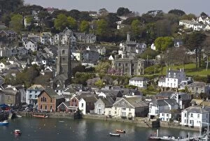 Images Dated 19th April 2009: View from Penleath Point, Fowey, Cornwall, England, United Kingdom, Europe