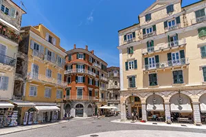 Architecture Details Prints: View of Pentophanaro (Five Lamps) in Place Theotoki