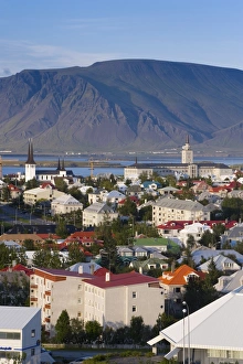 Images Dated 16th September 2006: View from the Perlan of colourful houses
