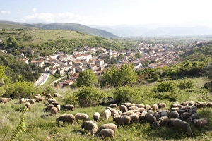 View of Pescina, Abruzzi, Italy, Europe