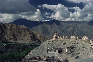 Ladakh Prints: View from Phyang Gompa, Ladakh, India, Asia