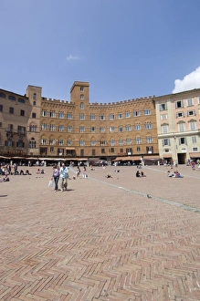 View of the Piazza del Campo