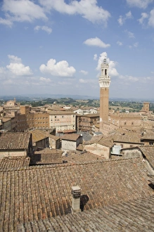 Palazzo Pubblico Prints: View of the Piazza del Campo and the Palazzo Pubblico