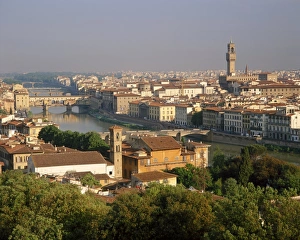 Geography Prints: View from the Piazzale Michelangelo over the city