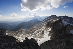 Images Dated 21st August 2010: View from Pico de Aneto, at 3404m the highest peak in the Pyrenees, Spain, Europe