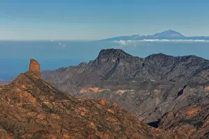 Hiking Trails Prints: View from Pico de las Nieves, 1949m