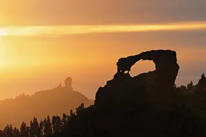 Golden Hour Prints: View from Pico de las Nieves to Roque Nublo