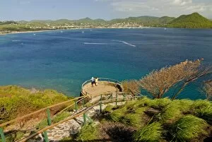 Images Dated 5th June 2007: View from Pigeon Point down to Rodney Bay, St. Lucia, Windward Islands