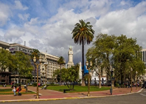 Argentinean Prints: View of the Plaza de Mayo, Monserrat, City of Buenos Aires, Buenos Aires Province