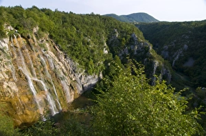 Images Dated 15th August 2008: View over Plitvice Lakes National Park, UNESCO World Heritage Site, Croatia, Europe