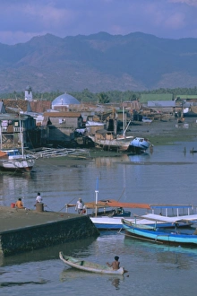 Nusa Tenggara Prints: View over port
