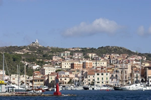 La Maddalena Prints: View of the port, La Maddalena, Maddalena Islands, Sardinia, Italy, Mediterranean, Europe