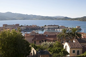 Elba Prints: View over Portoferraio, Elba Island, Italy, Mediterranean, Europe