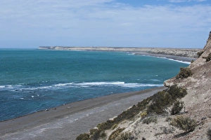 Images Dated 19th December 2008: View over Punta Ninfas, Chubut, Argentina, South America