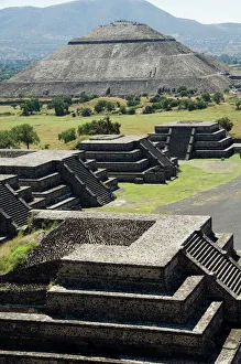 Images Dated 5th August 2008: View from Pyramid of the Moon of the Avenue of the