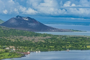 View over Rabaul, East New Britain, Papua New Guinea, Pacific