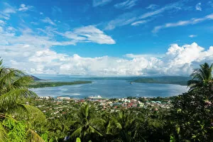 Vegetation Collection: View over Rabaul, East New Britain, Papua New Guinea, Pacific